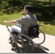 Univ of Utah arm propelled wheelchair